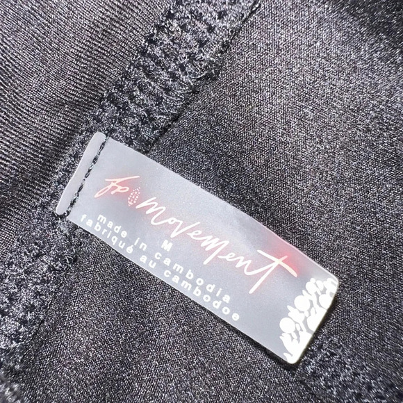 NWT new FREE PEOPLE sock it to me leggings medium black knit sweater bottom - Picture 11 of 17